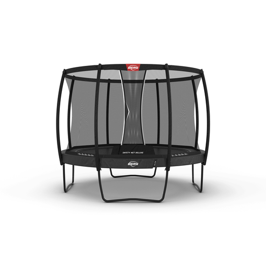 BERG Elite Regular 330 Grå Trampolin + Safety Net Deluxe
