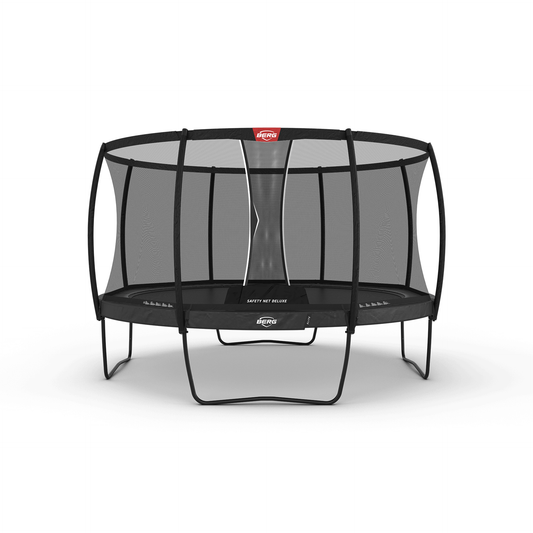 BERG Elite Regular 430 Grå Trampolin + Safety Net Deluxe