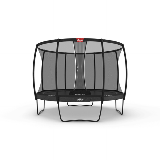 BERG Elite Regular 430 Grå Trampolin + Safety Net DLX XL