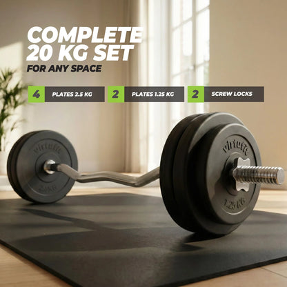 VirtuFit Vinyl EZ-Curl - 20 kg