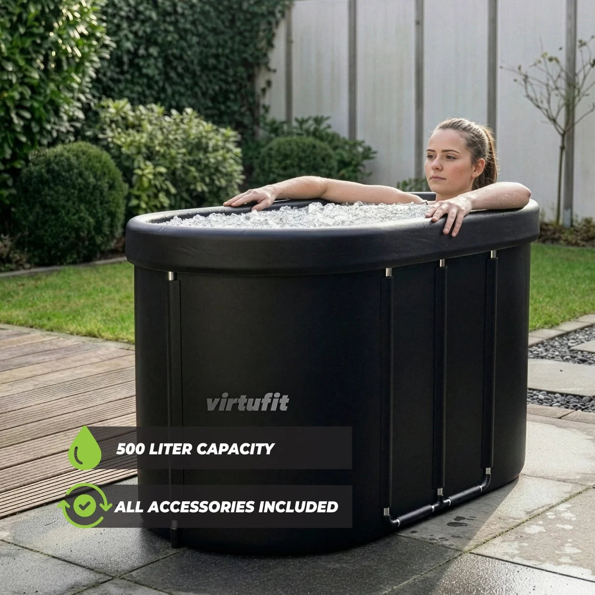 VirtuFit Oval Isbad - 500 liter