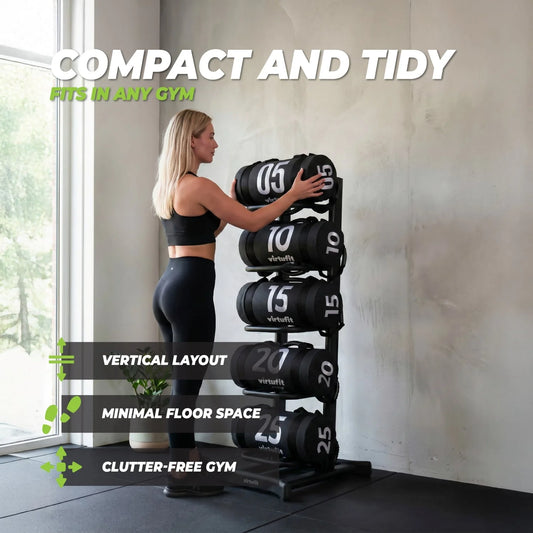 VirtuFit Power Bag & Wall Ball Opbevaringsstativ