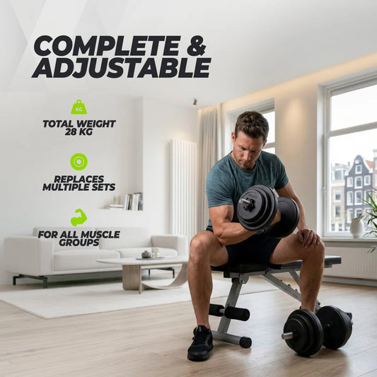 VirtuFit Vinyl Håndvægtsæt 28 kg