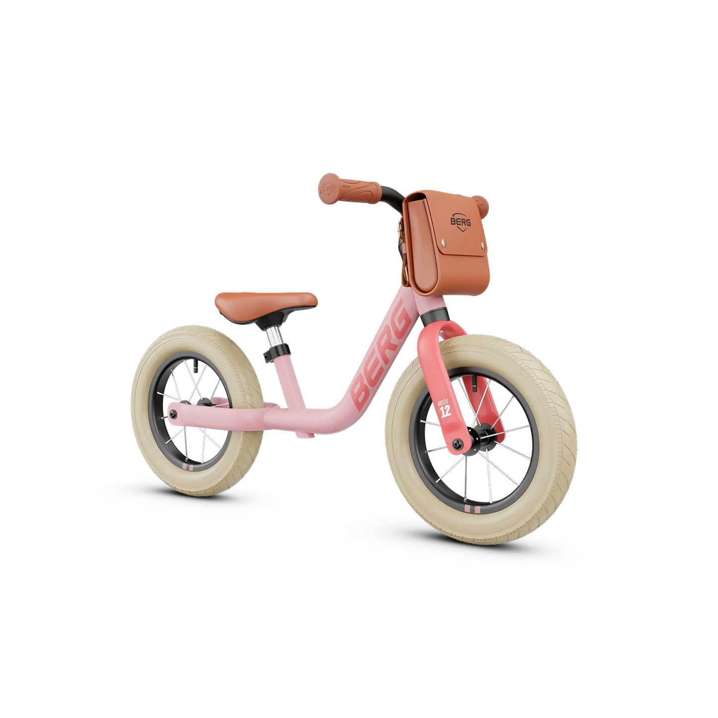 BERG MOOV 12 Retro Pink Løbecykel