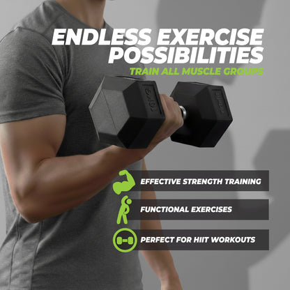 VirtuFit Hex Håndvægt 27,5 kg