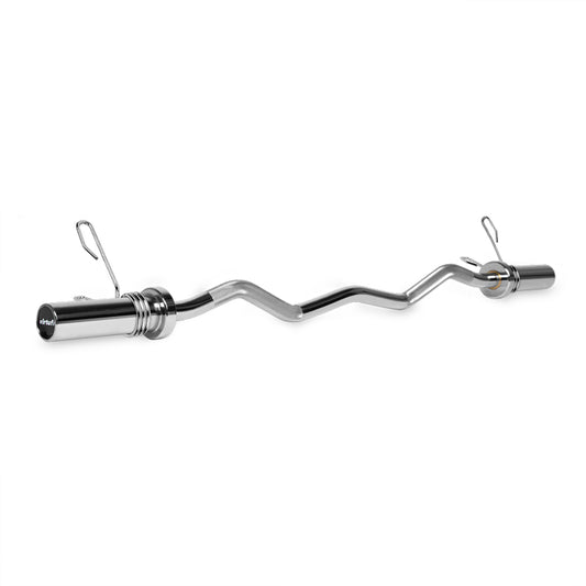 VirtuFit Olympic EZ Curl Bar 120 cm 50 mm