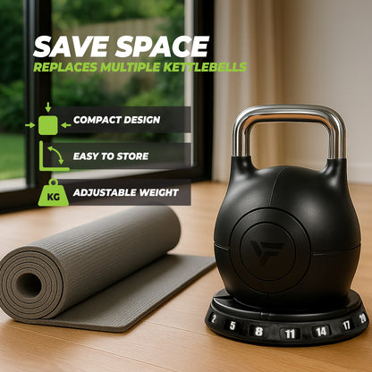 VirtuFit Justerbar Kettlebell