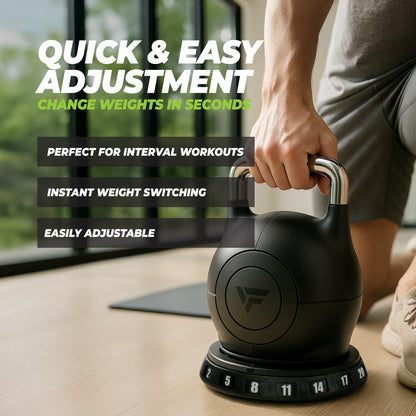 VirtuFit Justerbar Kettlebell