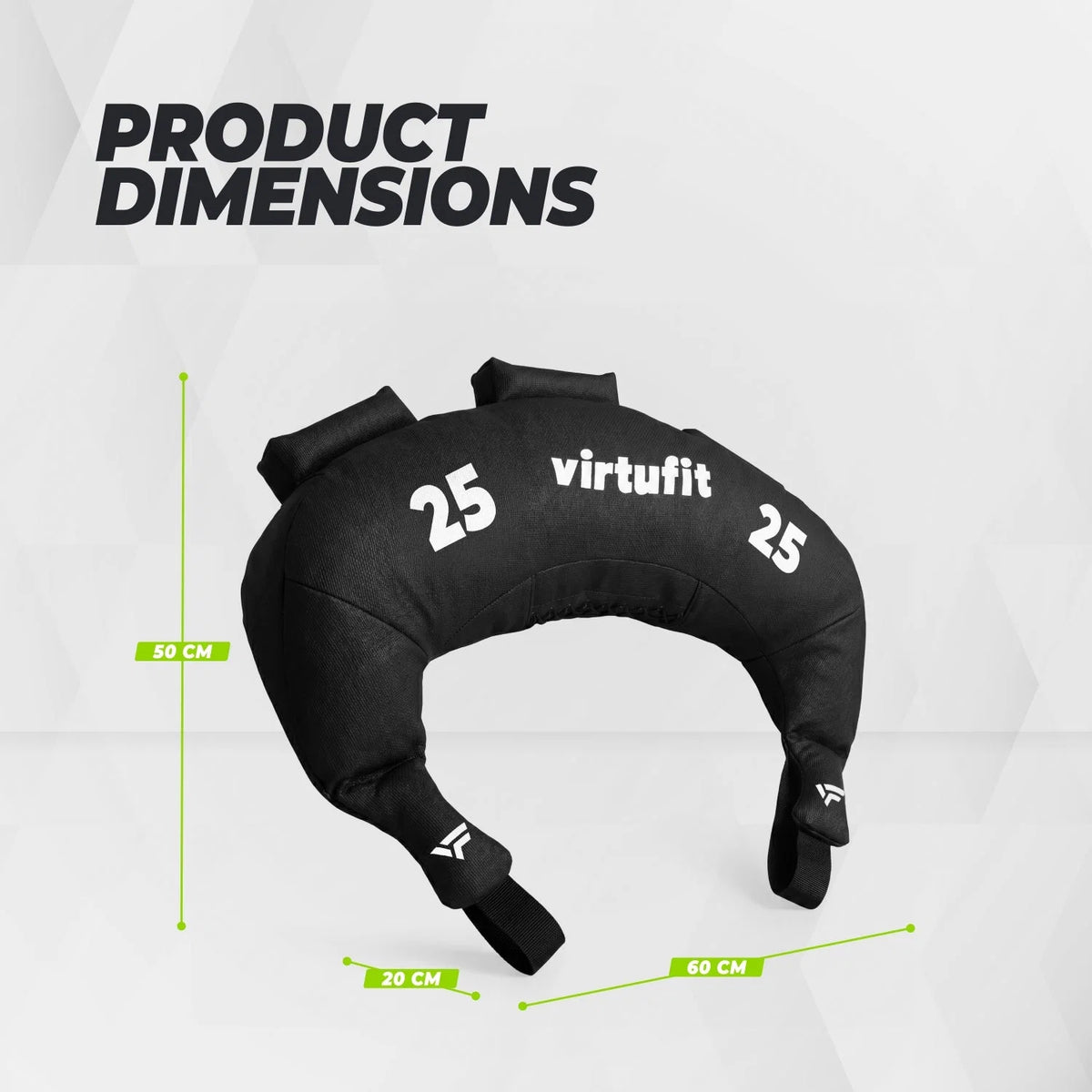 VirtuFit Bulgarian Bag - Fitness bag - 25 kg