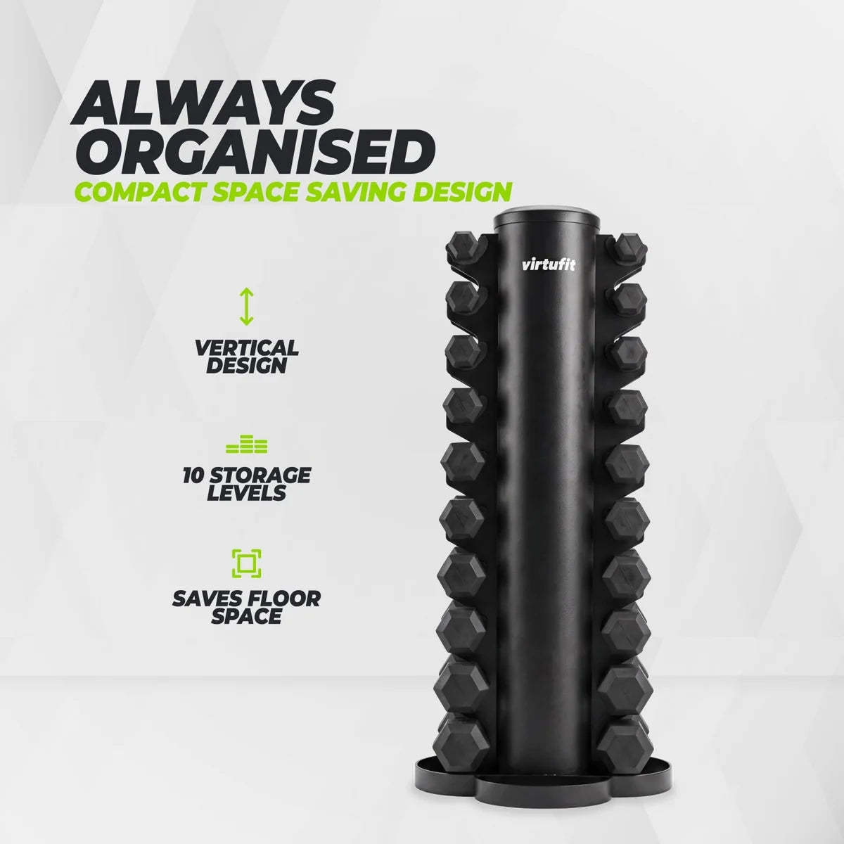VirtuFit Dumbbell Tower – Håndvægtstativ
