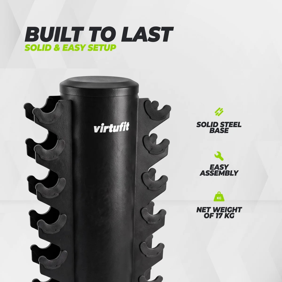 VirtuFit Dumbbell Tower – Håndvægtstativ
