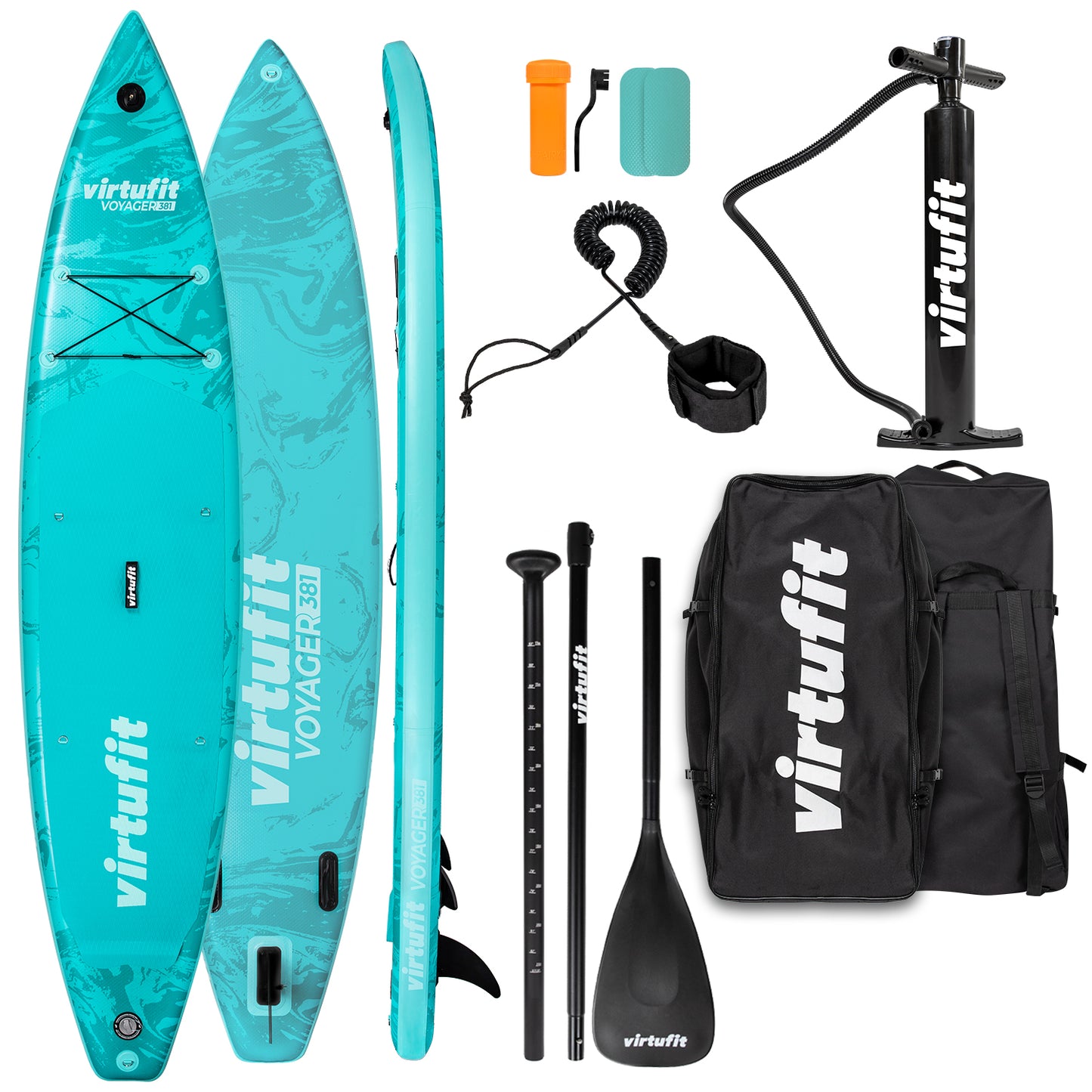 Virtufit SUP Board Voyager 381 - Turquoise