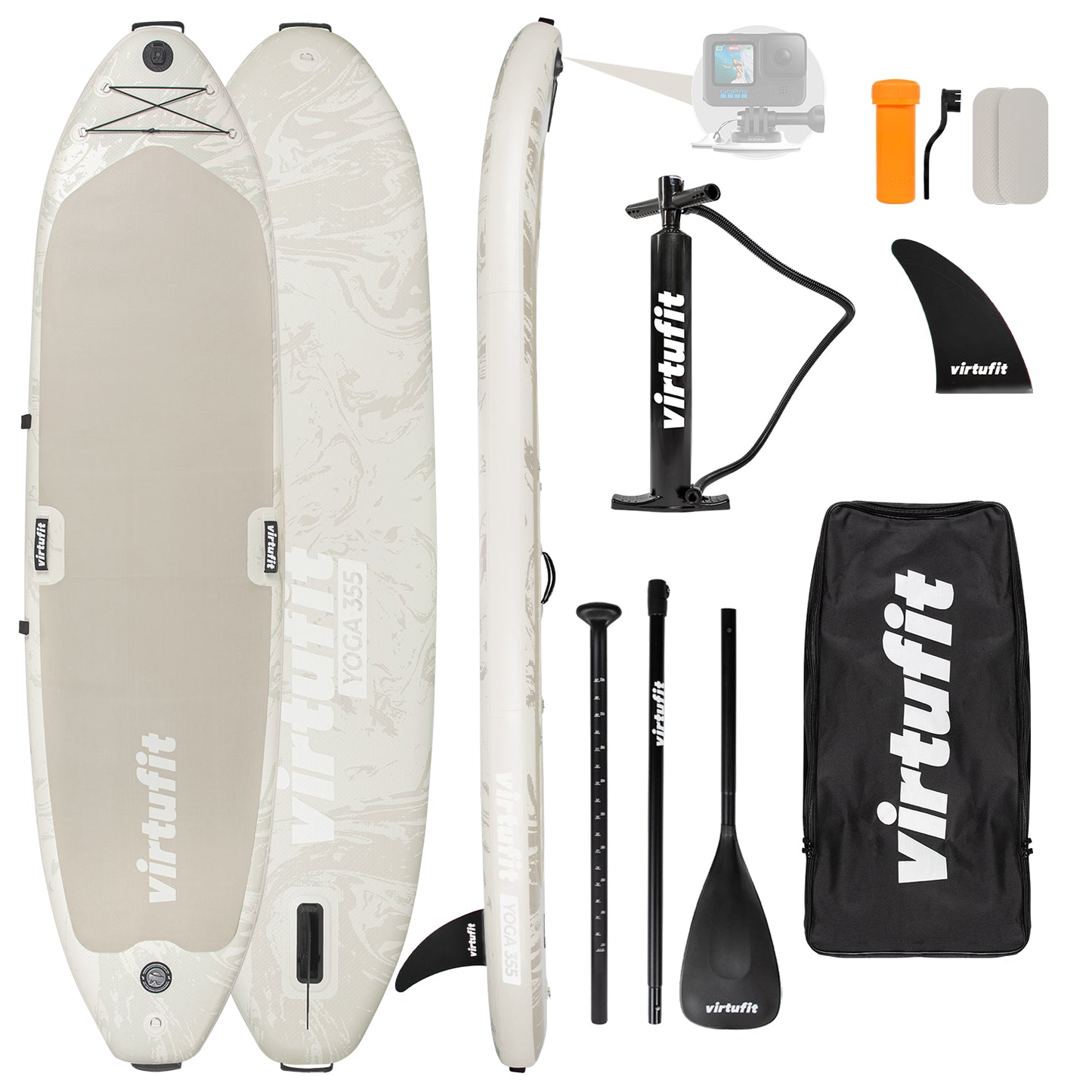 Virtufit SUP Board Yoga 355 - Sand Beige