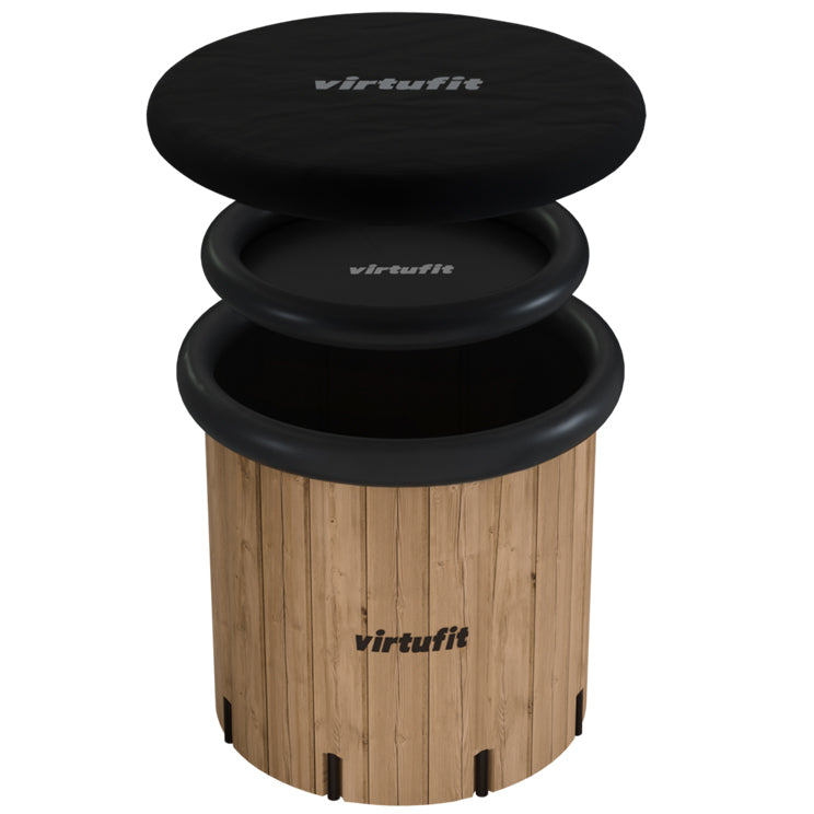 VirtuFit Isbad XXL - 375 liter (Wood Look)