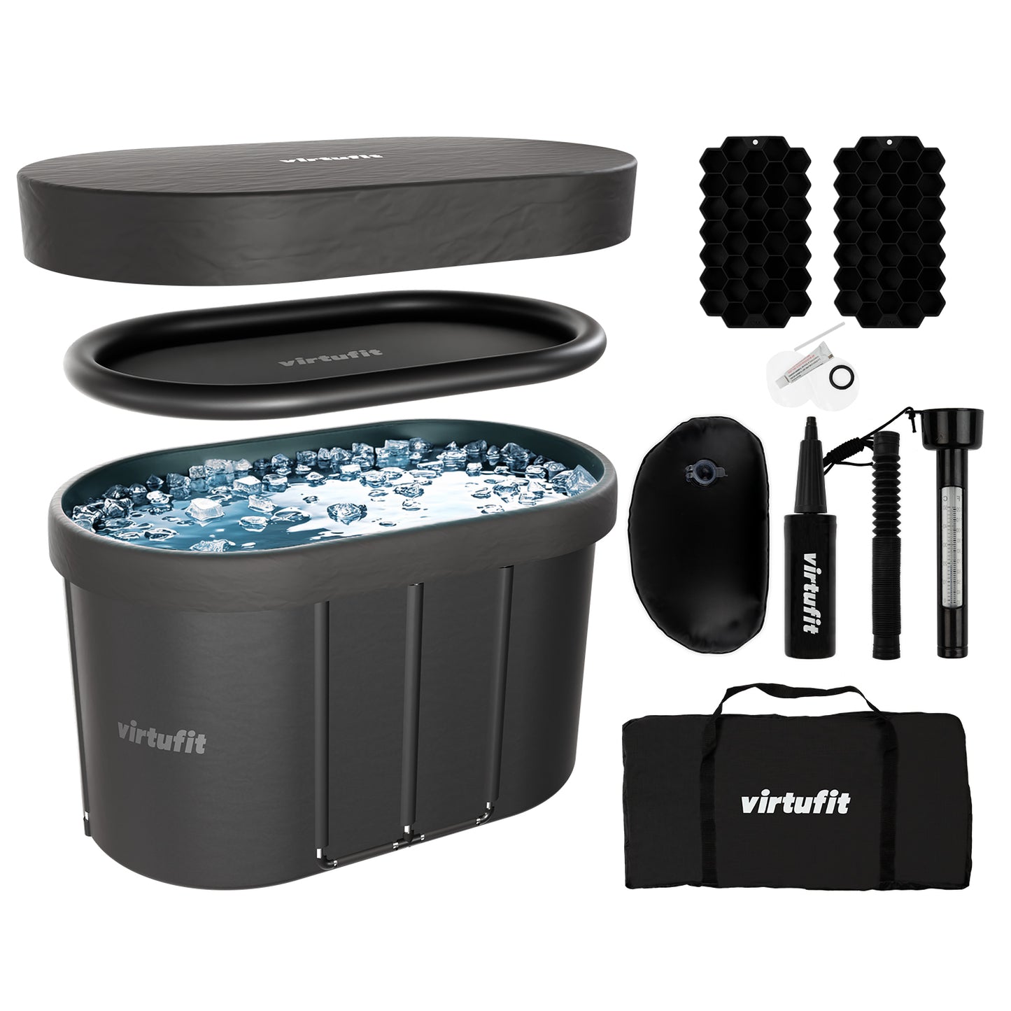 VirtuFit Oval Isbad - 500 liter