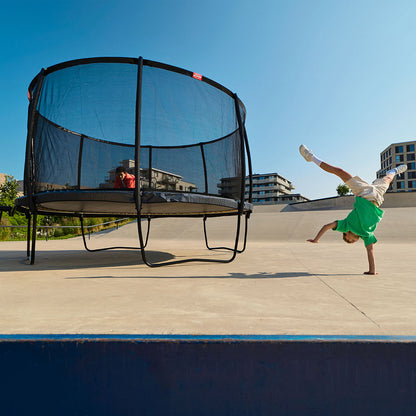 BERG Grand Champion Regular 520 Grå Trampolin + Safety Net DLX XL