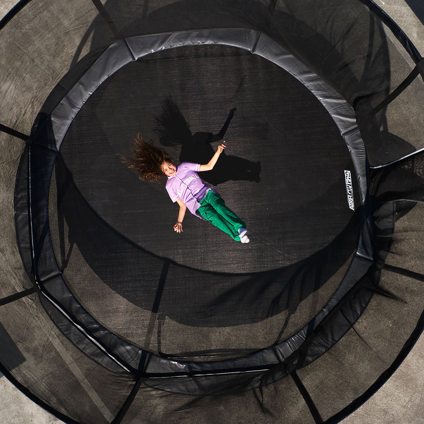 BERG Champion Regular 430 Grå Trampolin + Safety Net DLX XL