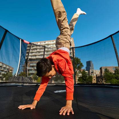 BERG Grand Champion Regular 520 Grå Trampolin + Safety Net DLX XL