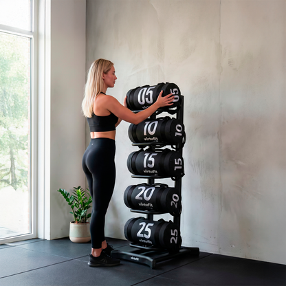 VirtuFit Powerbag 5-25 kg med opbevaringsstativ
