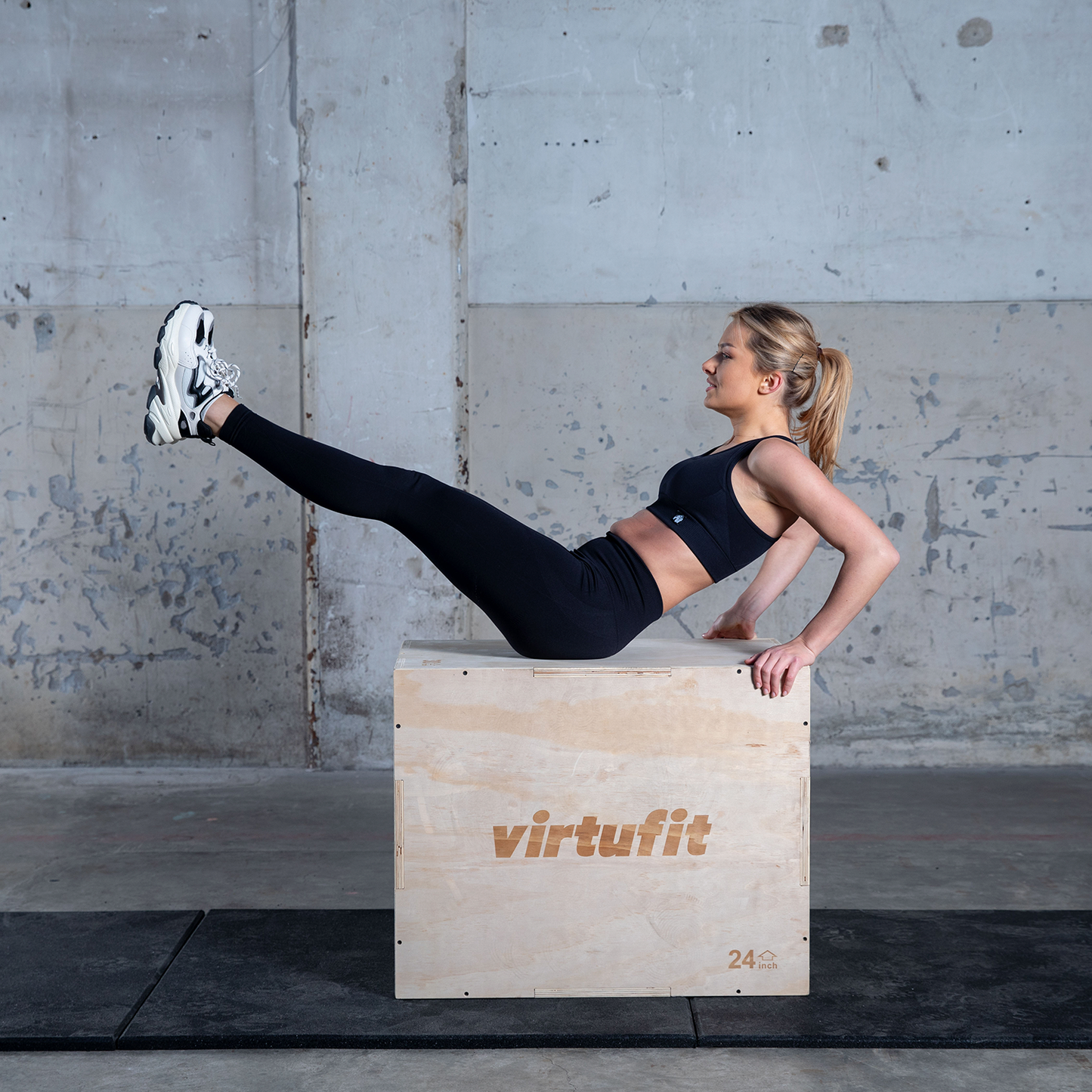 VirtuFit Træ Plyo Box 3-i-1