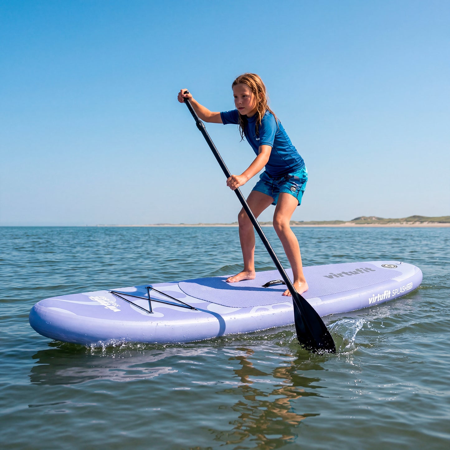 VirtuFit SUP Board Splash 255 - Flow Purple