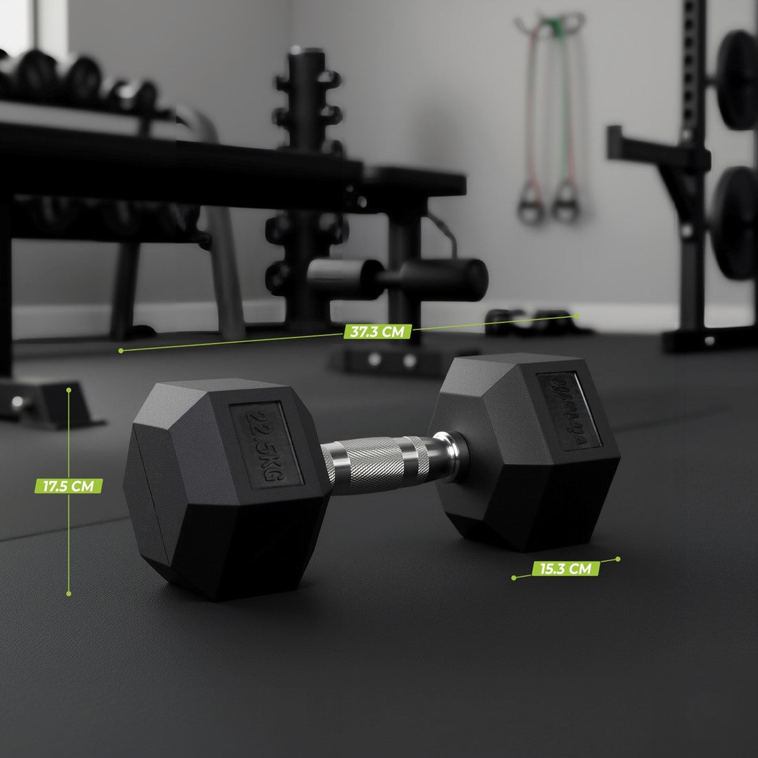 VirtuFit Hex Håndvægt 22,5 kg