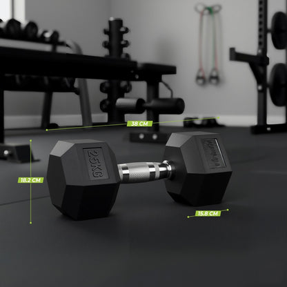 VirtuFit Hex Håndvægt 25 kg