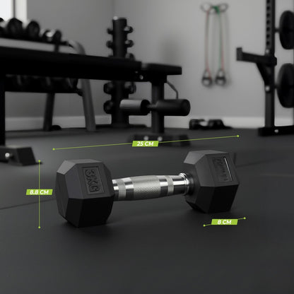 VirtuFit Hex Håndvægt 3 kg