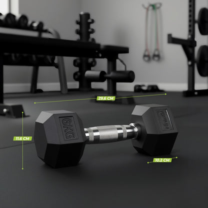 VirtuFit Hex Håndvægt 6 kg