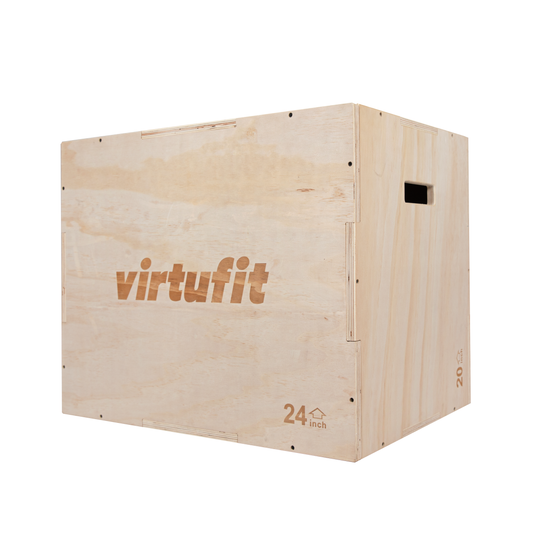 VirtuFit Træ Plyo Box 3-i-1