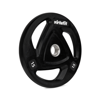 VirtuFit Olympiske Gummivægtskive 15 kg