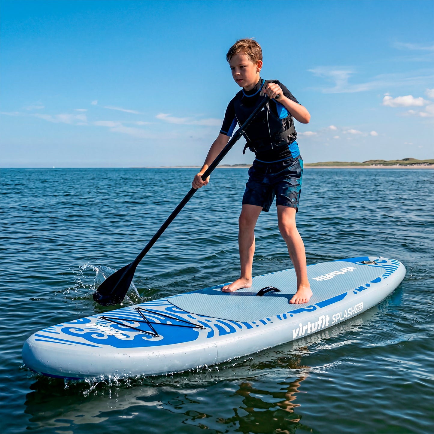 VirtuFit SUP Board Splash 255 - Wave Blue